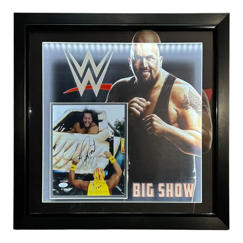 Paul Wight "The Big Show" Autographed Deluxe Framed 8x10 Photo - JSA
