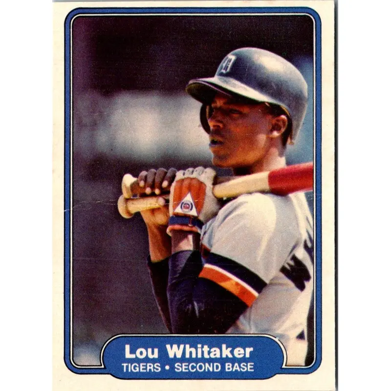 1982 Fleer Lou Whitaker #284