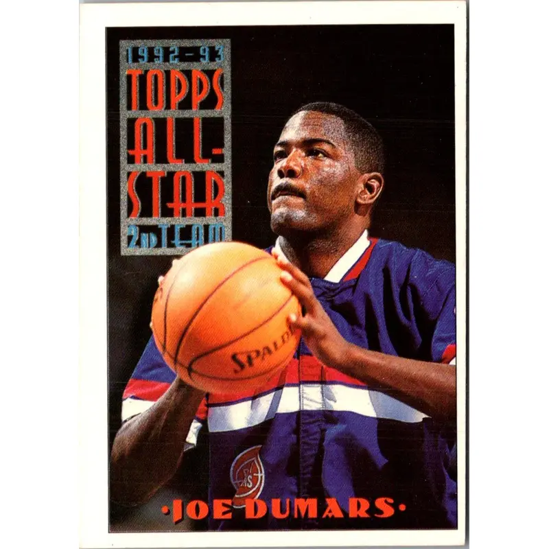 1993 Topps Gold Joe Dumars #115