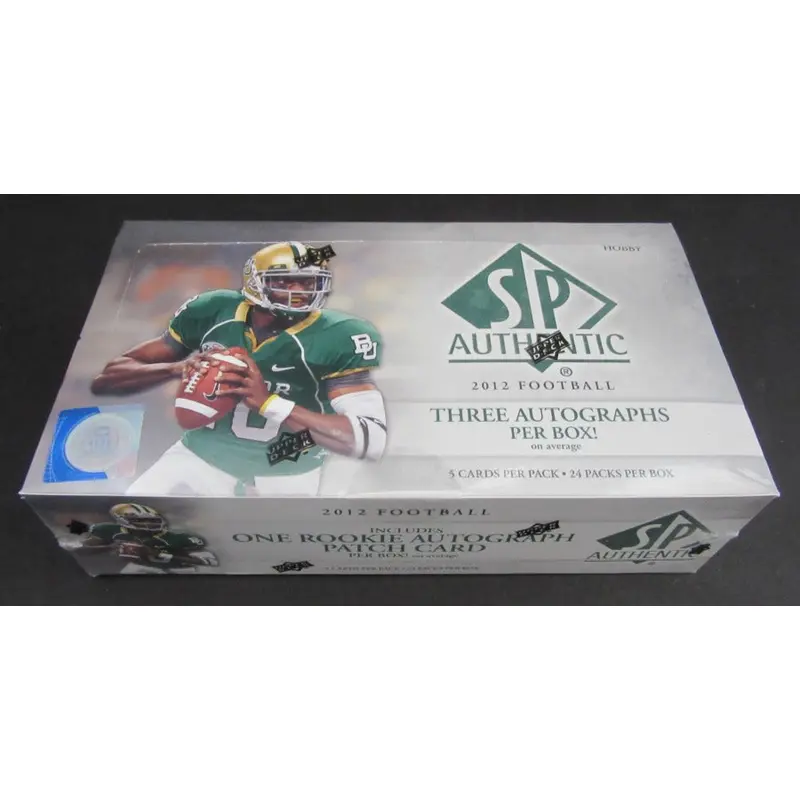 2012 Upper Deck SP Authentic Football Box (Hobby)