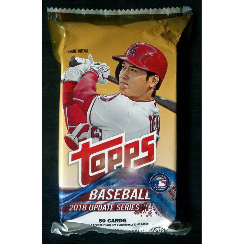 2018 Topps Baseball Unopened Update Series Jumbo Pack (Hobby) (50)