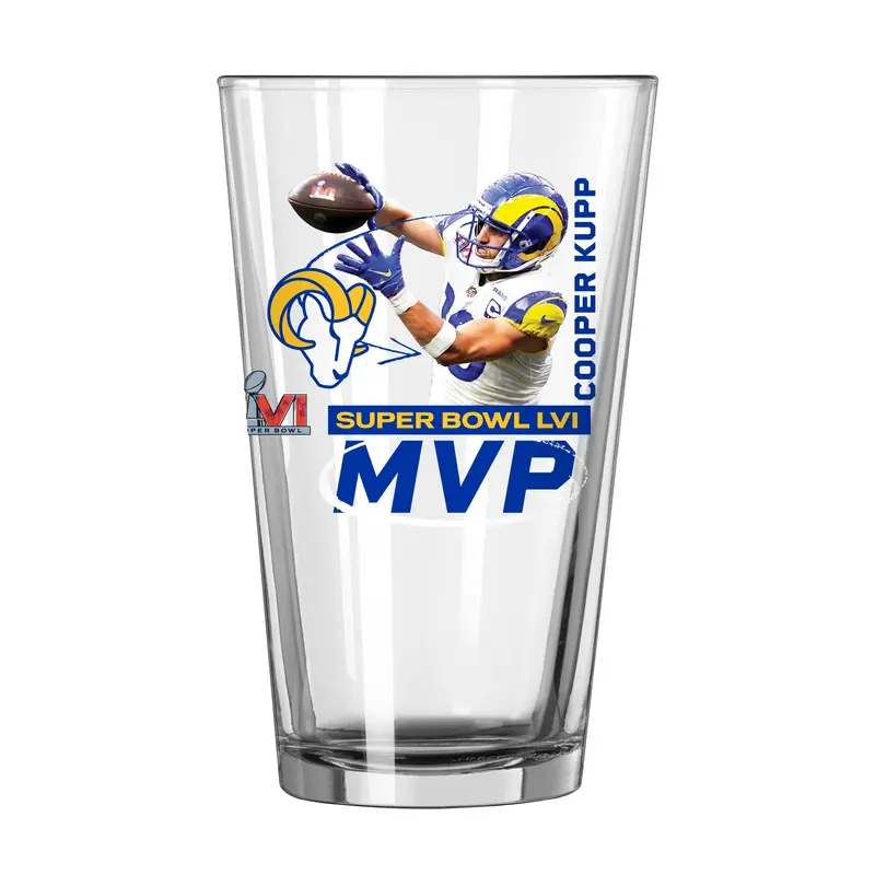 Super Bowl 56 MVP 16oz Pint Glass