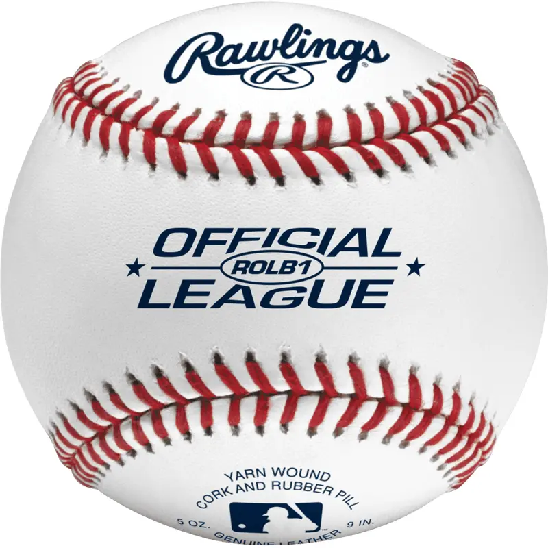 Rawlings Official League Competition Baseballs ROLB1 (Dozen)