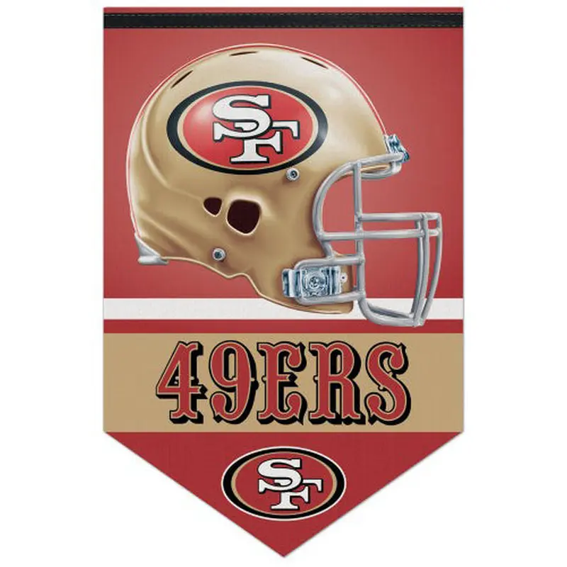 San Francisco 49ers Official NFL Football Team Premium Felt Banner - Wincraft Inc.