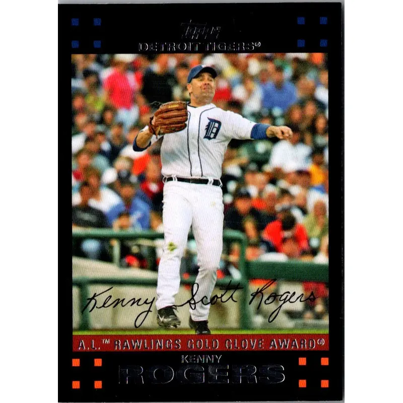 2007 Topps Red Back Kenny Rogers #304