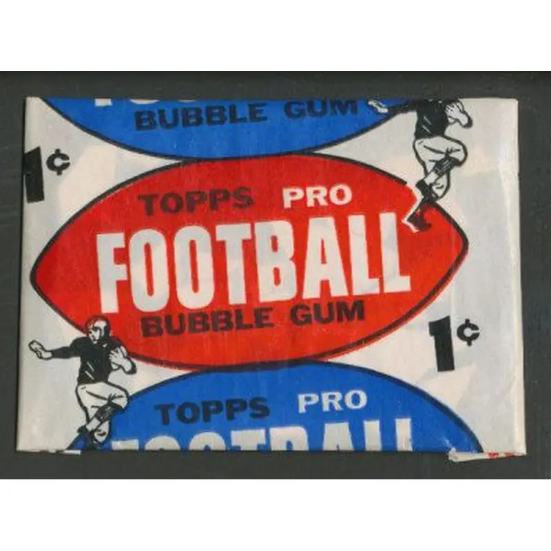 1957 Topps Football Unopened 1 Cent Wax Pack