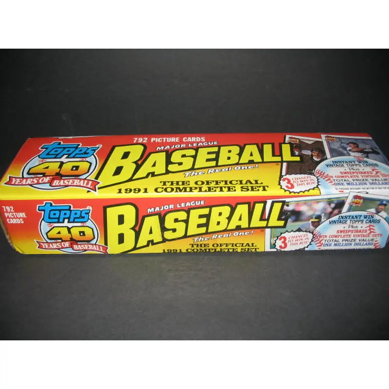 1991 Topps Baseball Factory Set (Holiday)