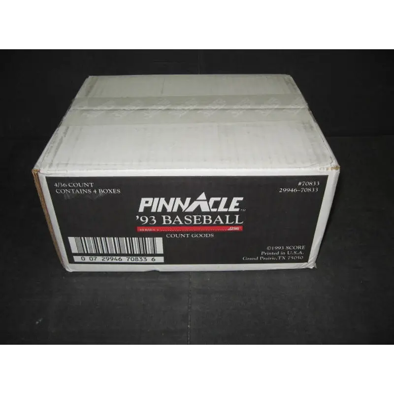1993 Pinnacle Baseball Series 1 Case (4 Box)