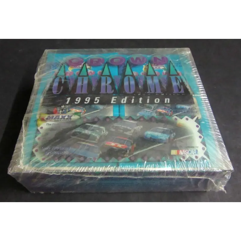1995 Maxx Crown Chrome Racing Race Cards Box (Read)