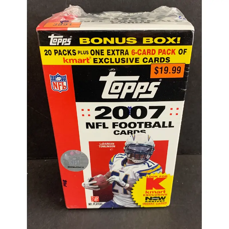 2007 Topps Football Blaster Box (K-Mart) (21/6)
