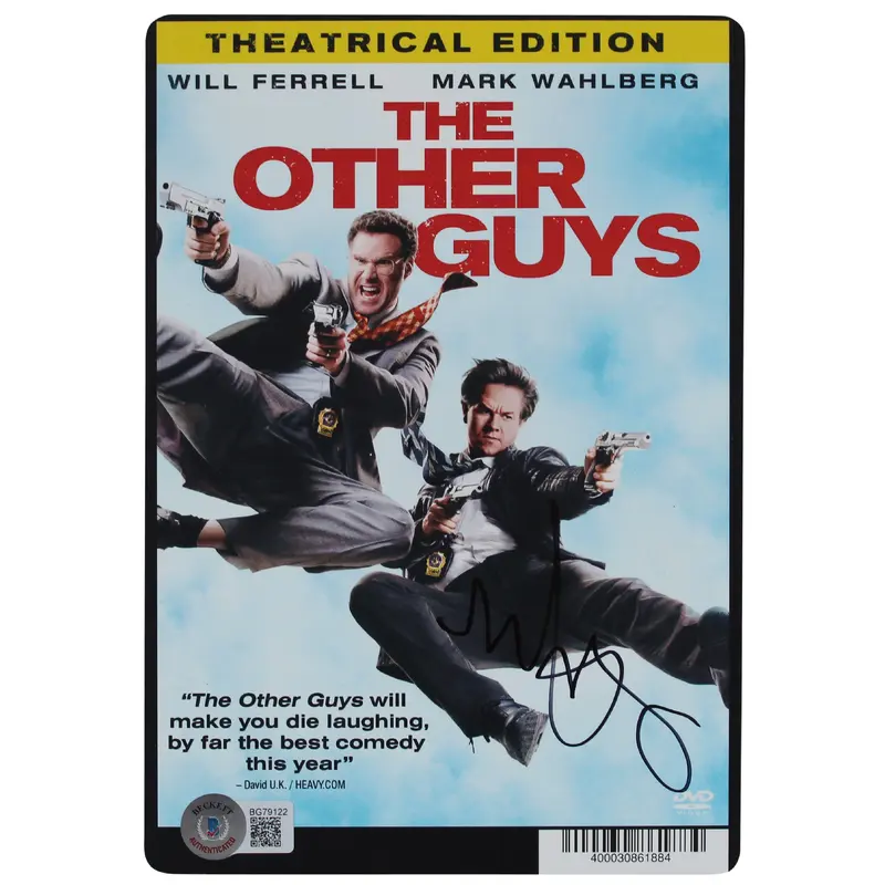 Mark Wahlberg The Other Guys Signed The Other Guys DVD Cover BAS #BG79122