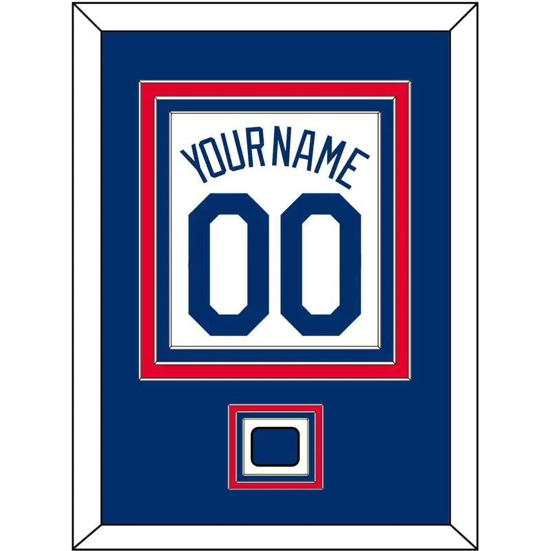 Los Angeles Name, Number & Logo Patch - Home White (2007-2023) - Triple Mat 3