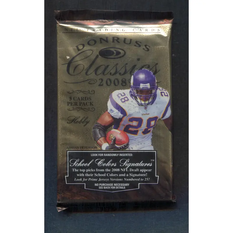 2008 Donruss Classics Football Unopened Pack (Hobby) (5)