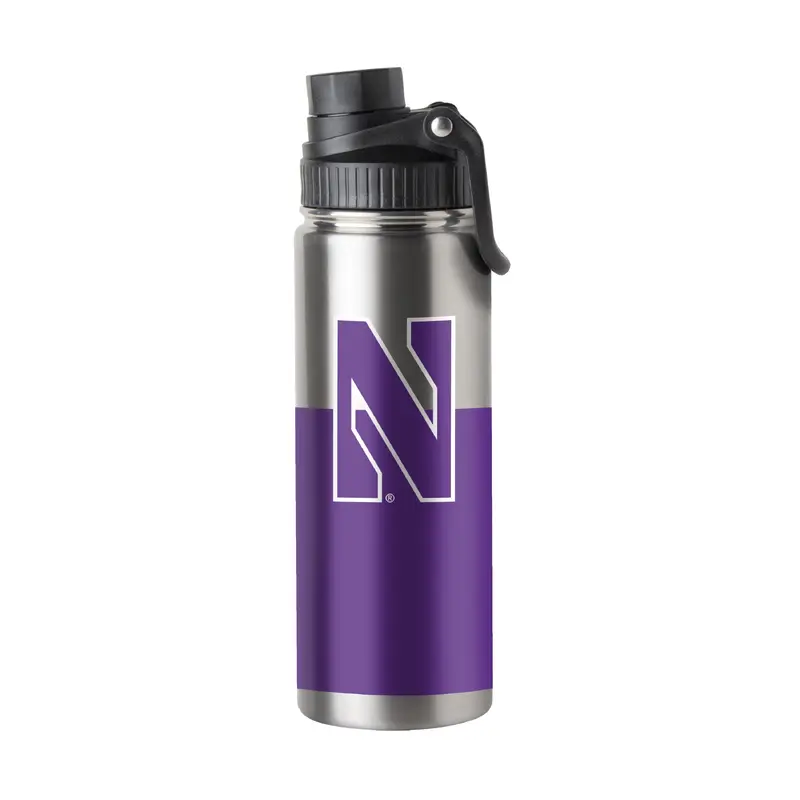 Northwestern 21oz Colorblock Twist Top Water Bottle