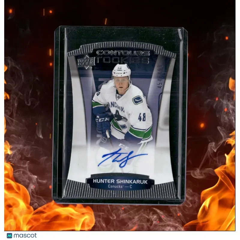 2015-16 Upper Deck Contours Hunter Shinkaruk Rookie Auto 454/499 #107