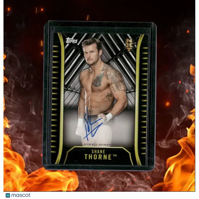 2018 Topps WWE NxT Shane Thorne Authentic Auto #A-ST