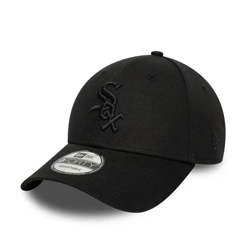 Chicago White Sox Satin Lined Black 9FORTY Adjustable Cap