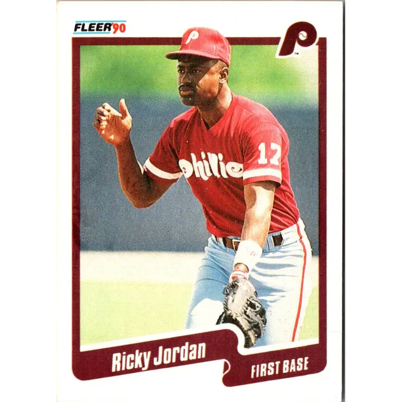 1990 Fleer Ricky Jordan #564