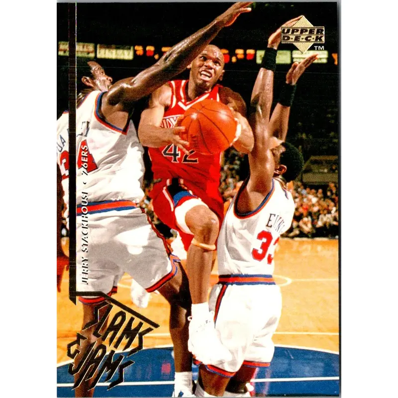 1995 Upper Deck Slams & Jams Jumbos Jerry Stackhouse #358