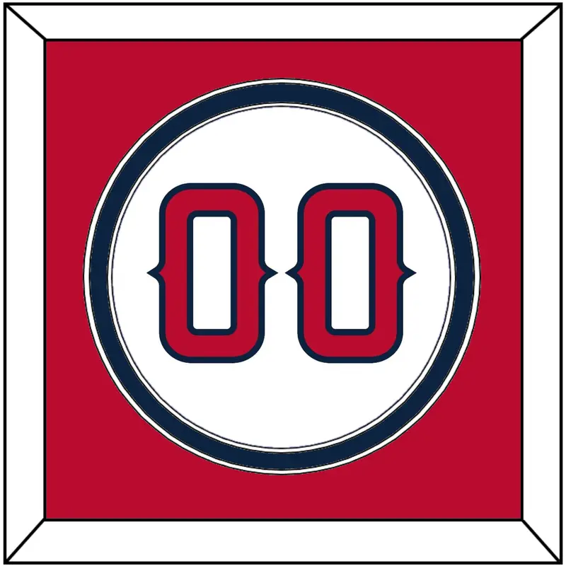 Los Angeles Number - Home White (2002-2023) - Double Mat 2