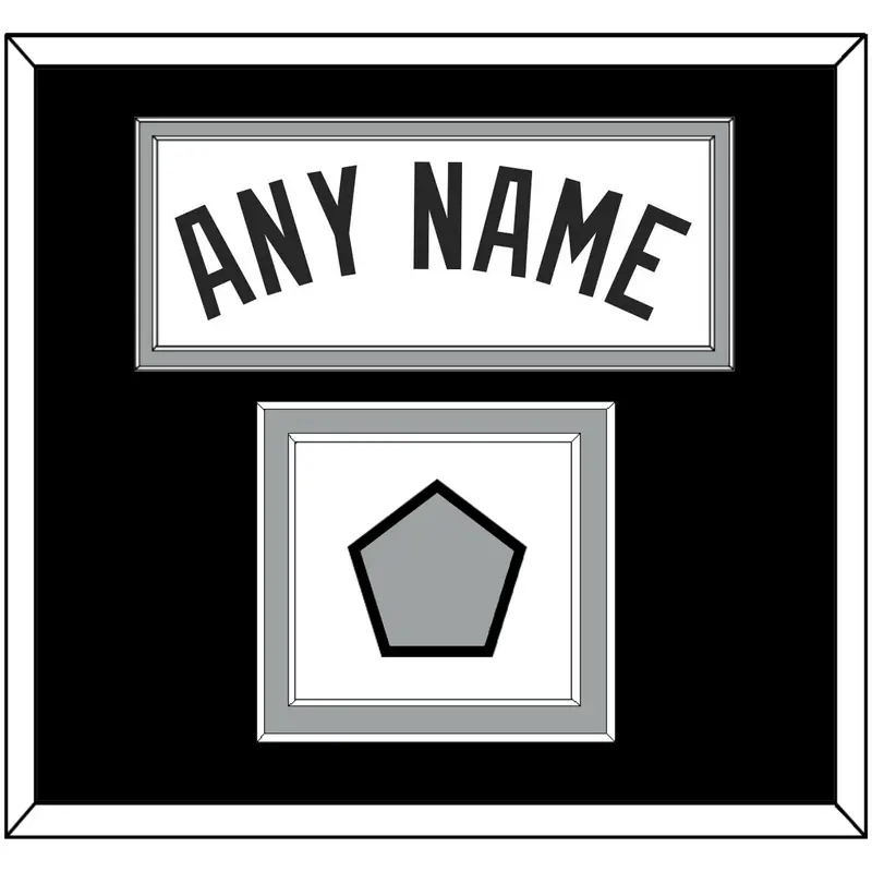 San Antonio Name & Champions Banner Patch - Home White (2002-2017) - Double Mat 2