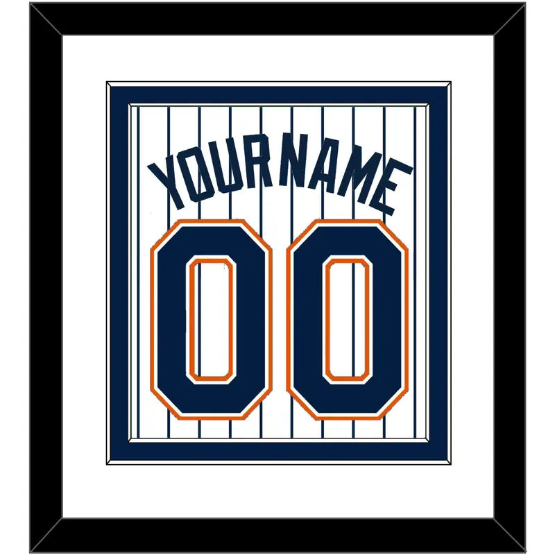 San Diego Name & Number - Home White Pinstripes (1991-2001) - Double Mat 1
