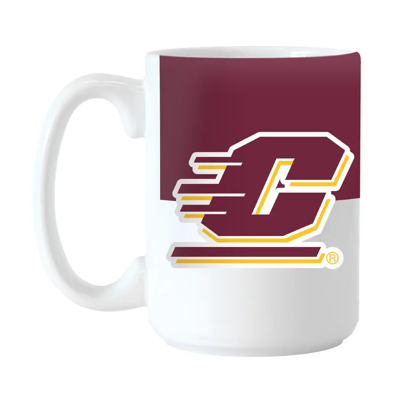 Central Michigan 15oz Colorblock Sublimated Mug
