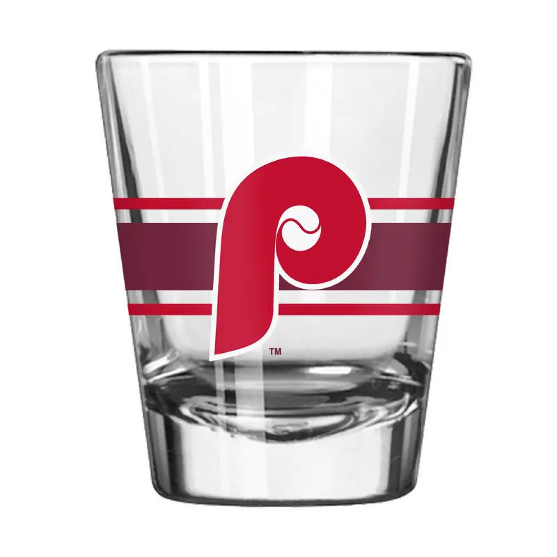 Philadelphia Phillies Retro 2oz Stripe Shot Glass