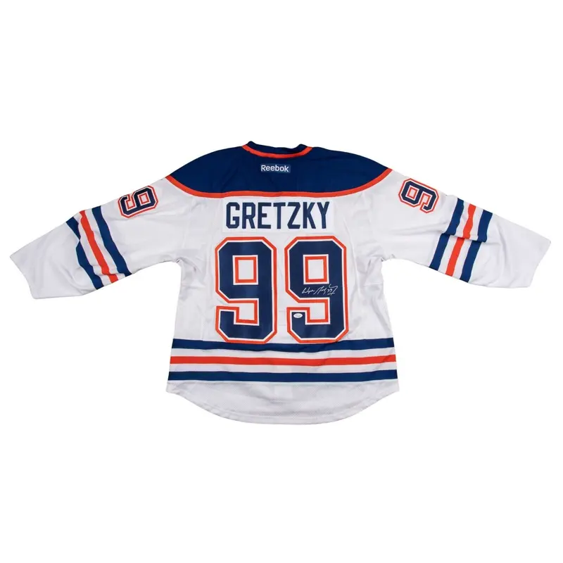 Wayne Gretzky Signed Authentic Reebok Edmonton Oilers Jersey JSA Certified