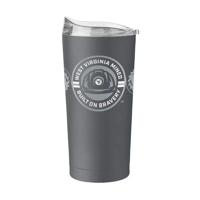 West Virginia Built on Bravery 2025 20oz Powder Coat Tumbler