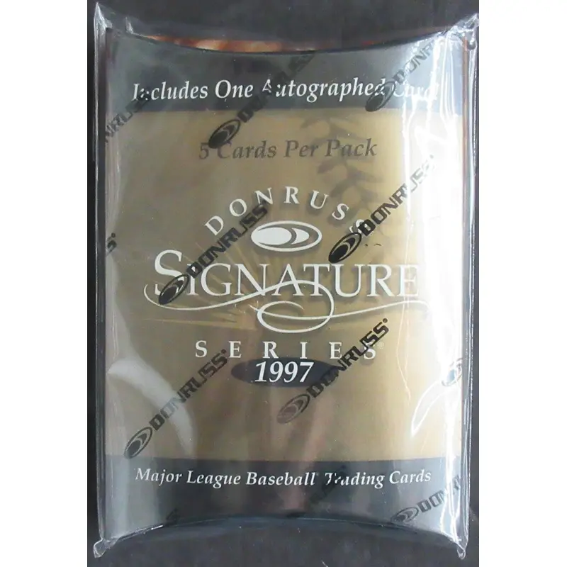 1997 Donruss Baseball Signature Series A Unopened Pack (5)