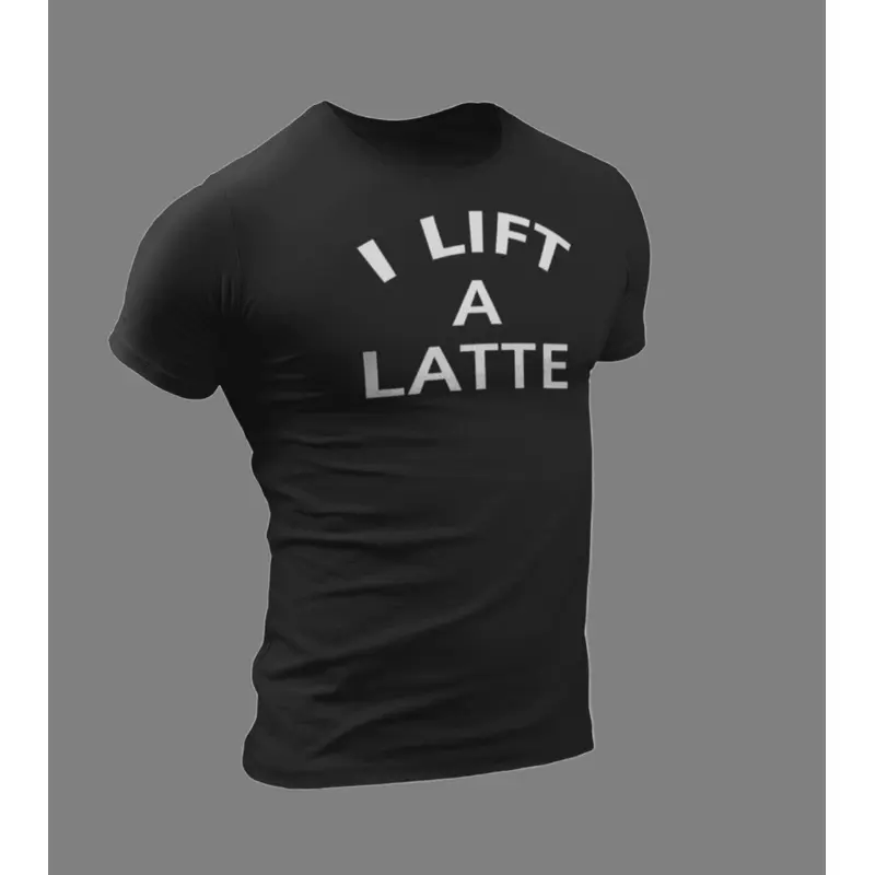 Men's "I Lift A Latte " T-Shirt Wod Armour | Kibi Sports
