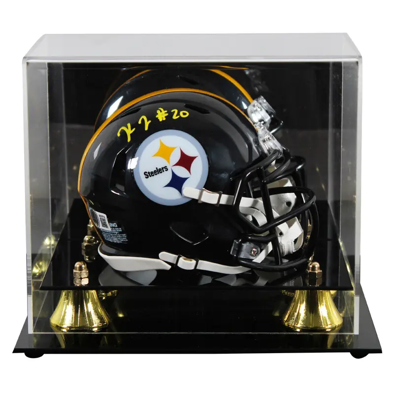 Steelers Kaleb Johnson Authentic Signed Speed Mini Helmet W/ Case BAS Witnessed