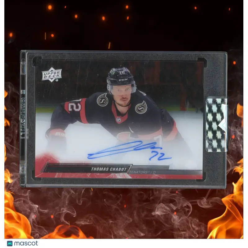 2022-23 Upper Deck Clear Cut Thomas Chabot Auto #RAF-TC