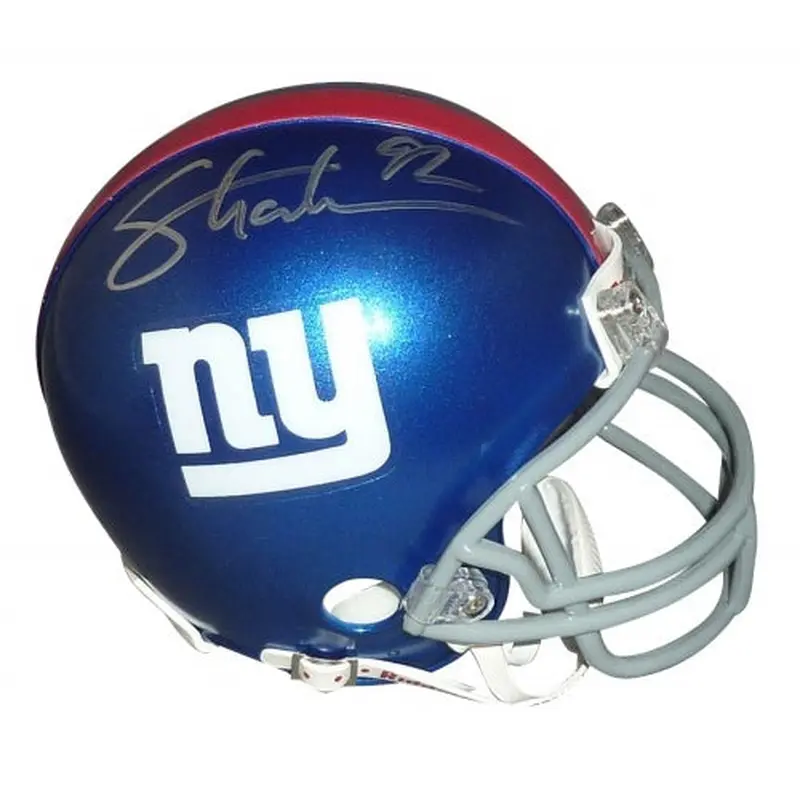 Michael Strahan Autographed New York Giants Mini Helmet