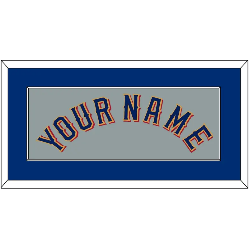 Texas Name - Road Gray - Single Mat 2