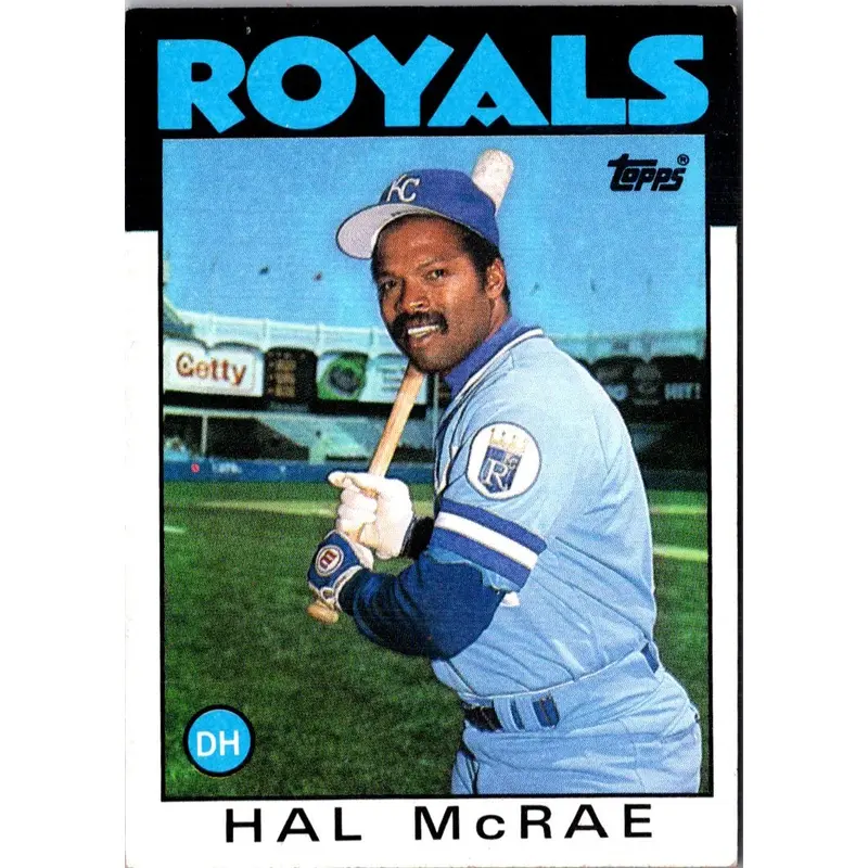 1986 Topps Hal McRae #415