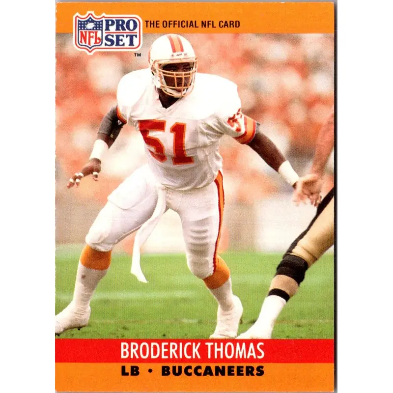 1990 Pro Set Broderick Thomas #659