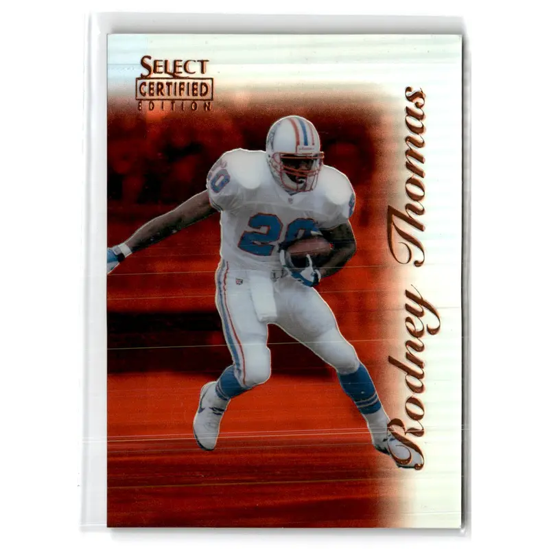 1996 Select Certified Mirror Red Premium Stock Rodney Thomas #23