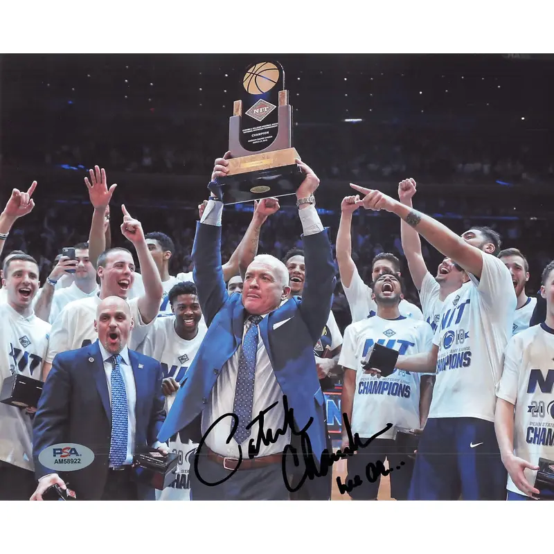 PAT CHAMBERS Signed 8x10 photo PSA/DNA Penn State Autographed