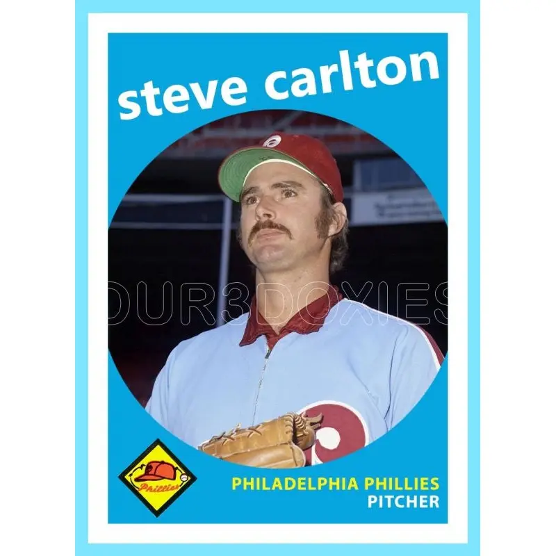 Steve Carlton 1959 Topps Custom Card - 4158