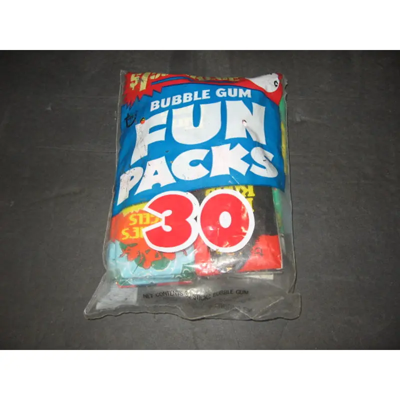 1977 Topps Fun Bag w/ Football Cello Packs