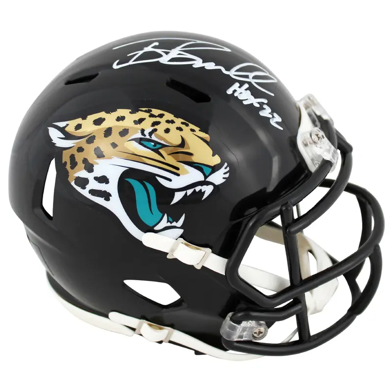 Jaguars Tony Boselli "HOF 2022" Authentic Signed Speed Mini Helmet BAS Witnessed