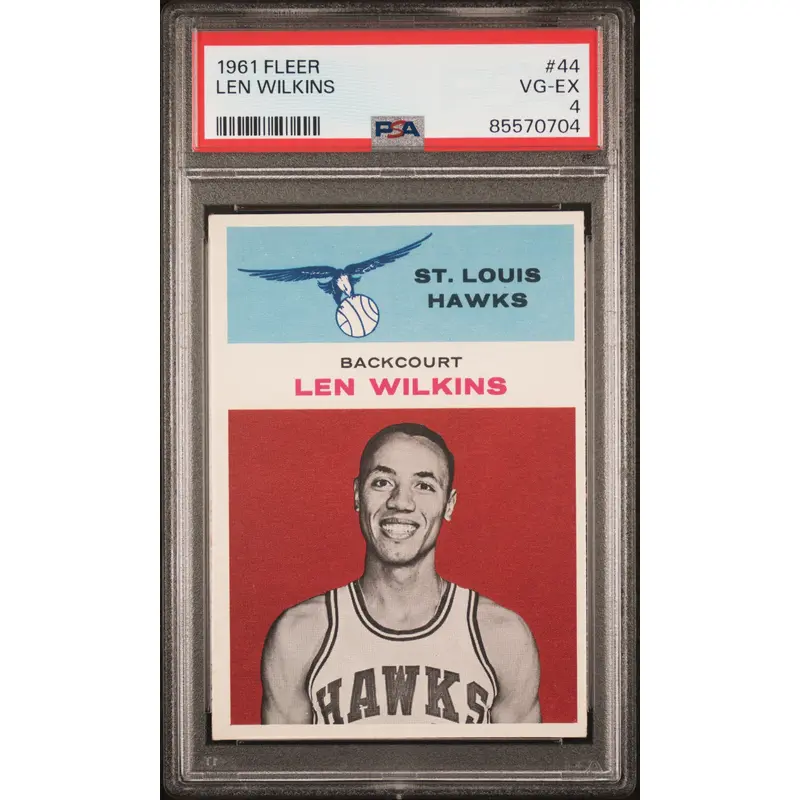 Len Wilikins 1961 Fleer #44 PSA 4 Vg-Ex