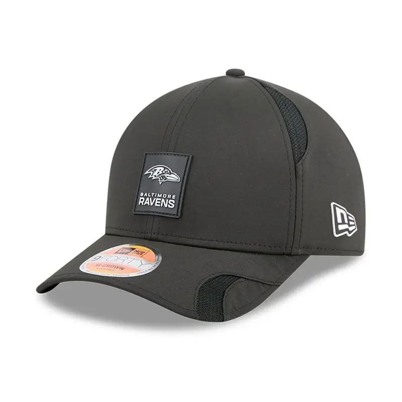 Baltimore Ravens NFL Sideline 2025 Black 9FORTY M-Crown Adjustable Cap