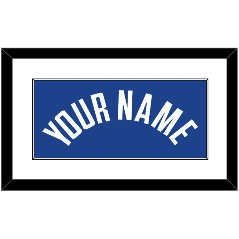 Denver Name - Blue Statement (2018-2022) - Single Mat 1