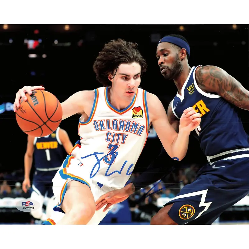 Josh Giddey signed 8x10 photo PSA/DNA Oklahoma City Thunder Autographed