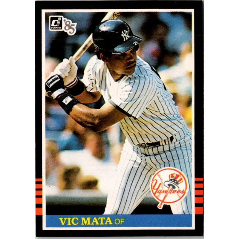 1985 Donruss Vic Mata #629 Rookie