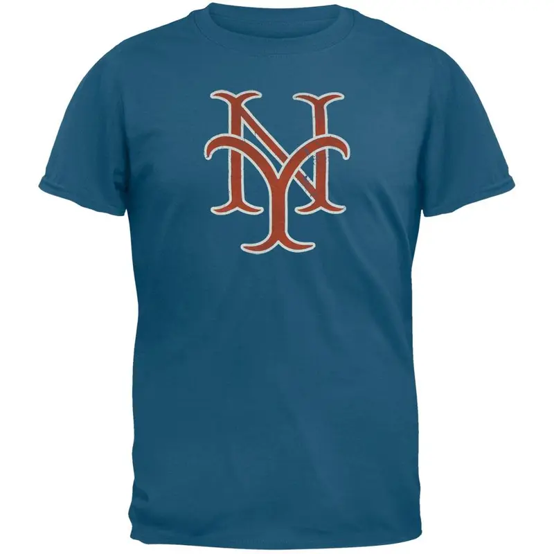New York Mets - NY Logo Soft Adult T-Shirt