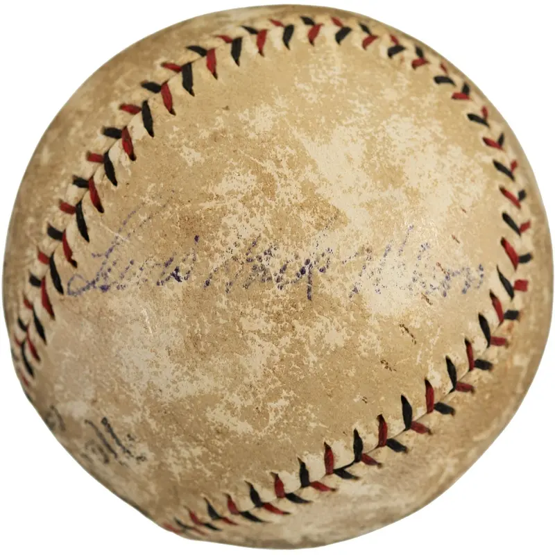Rare Hack Wilson Single Signed 1930 National League Baseball PSA DNA & JSA COA